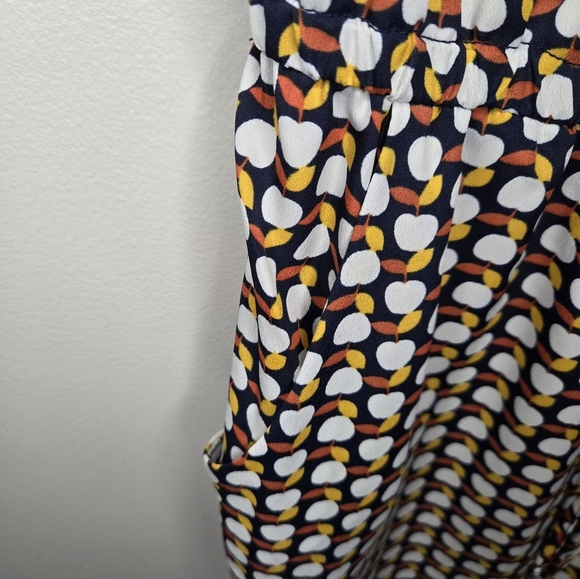 Bebop Retro Sleeveless Apple Bow Dress. Size M. Pockets. Office Work Casual Fall - Picture 3 of 9